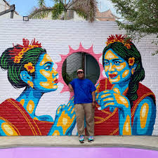 Remaja di Bali Buat Mural Raksasa Bertema Lingkungan, Karyanya Viral dan Tarik Perhatian Turis Mancanegara