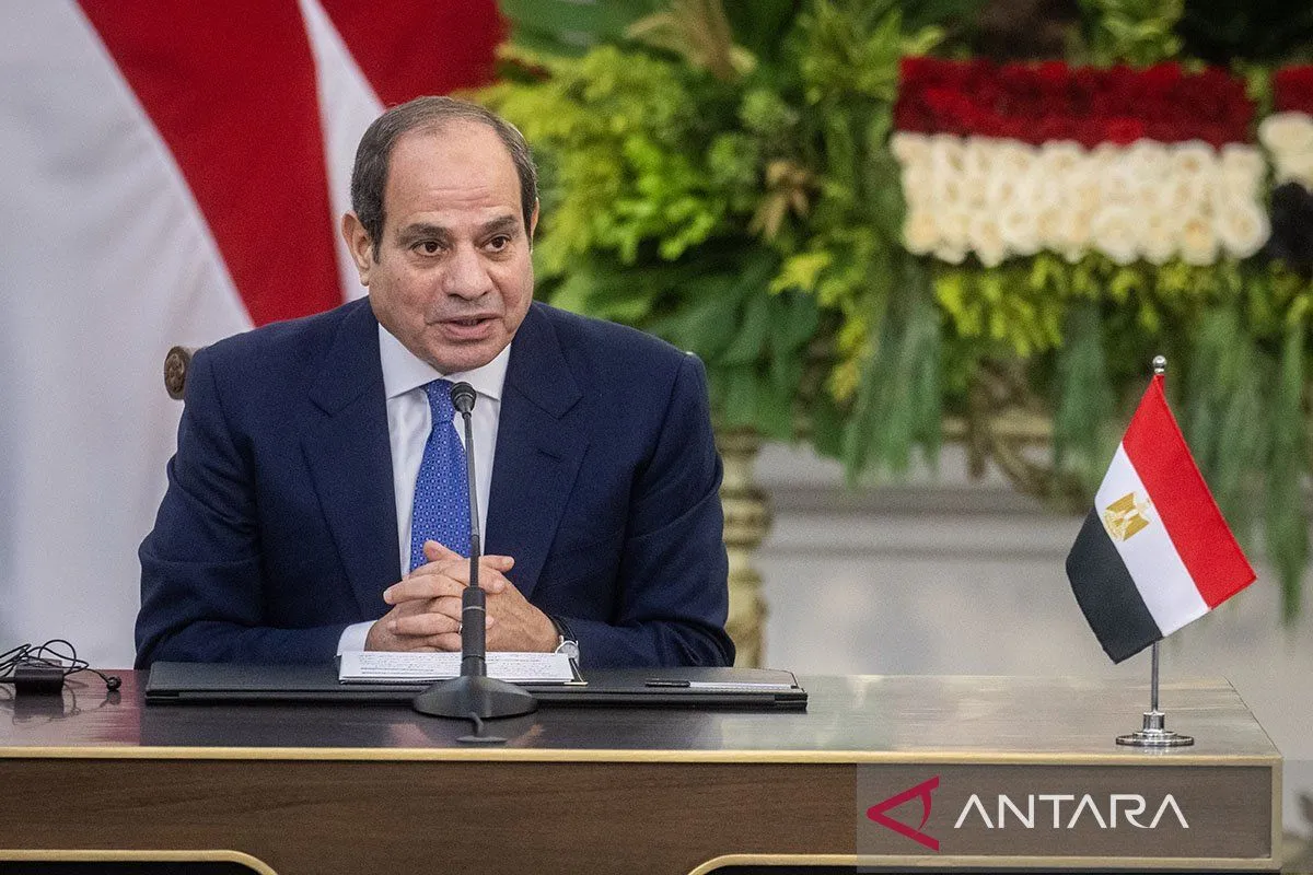 Presiden Mesir el-Sisi Apresiasi Sambutan Hangat Indonesia, Dorong Kerja Sama Bilateral Lebih Konkret